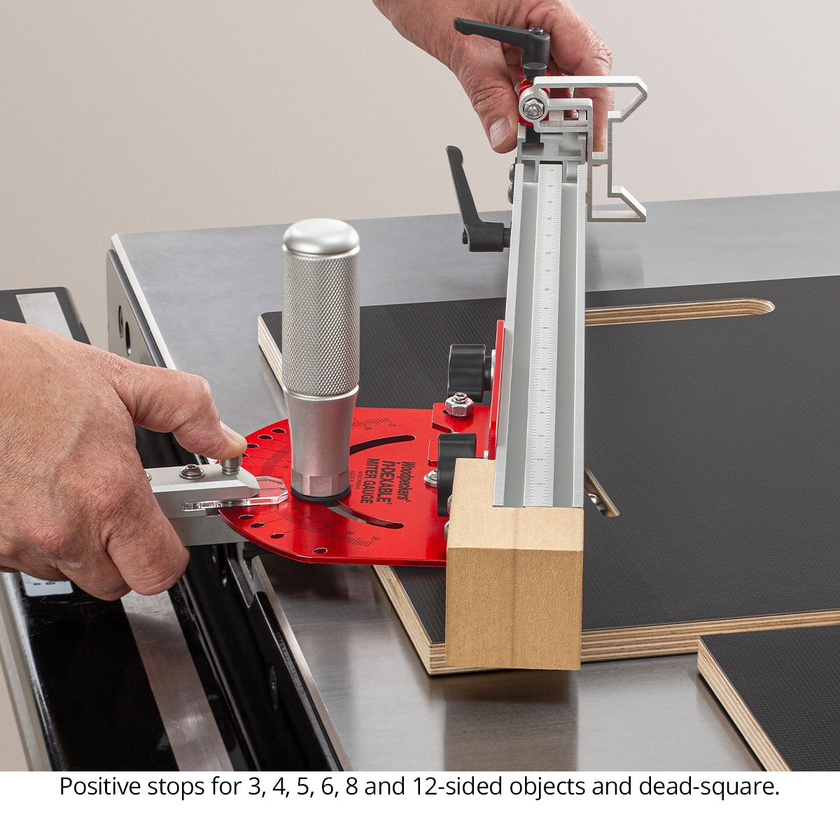 in-DEXABLE Miter Sled w/ Drop Zone
