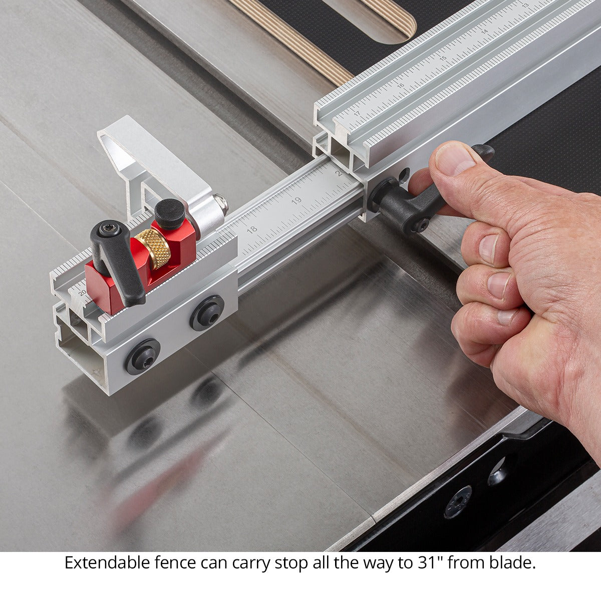 in-DEXABLE Miter Sled w/ Drop Zone