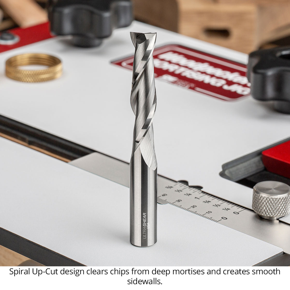 Metric Up Cut Spiral Mortising Router Bits For Domino Tenons