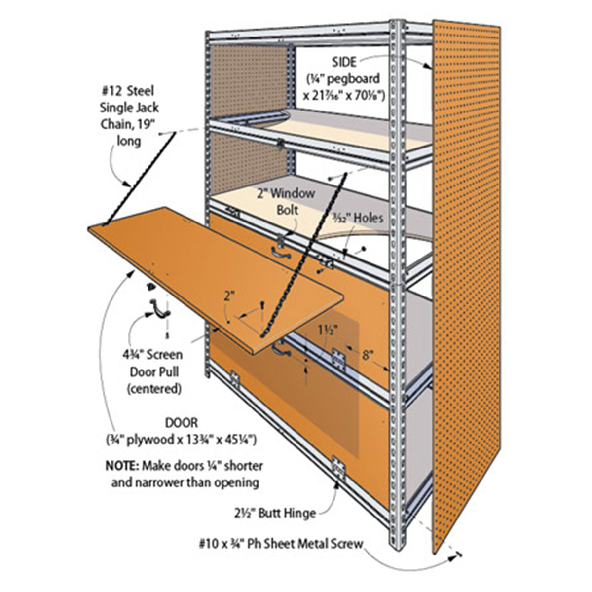 Woodsmith Great Garage Storage Racks Plan
