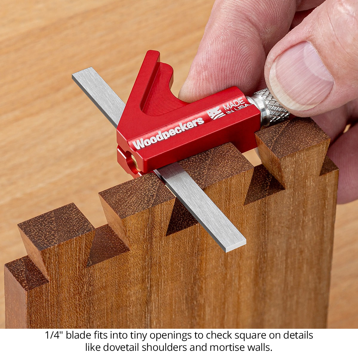Woodpeckers Mini Combination Square with 2 Blades
