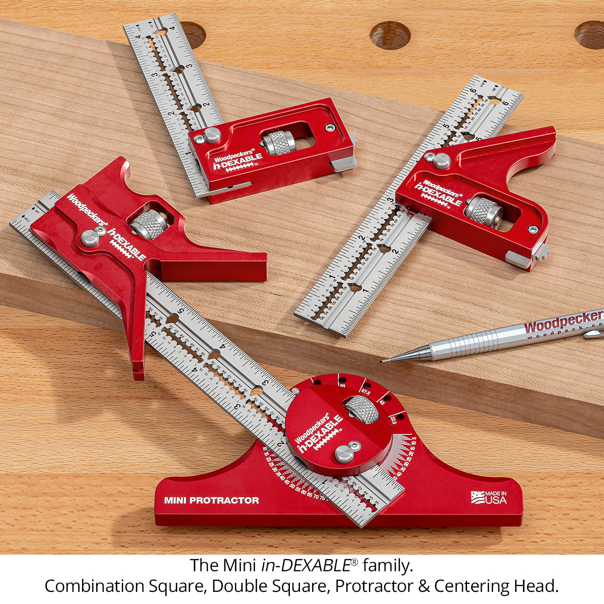 Woodpeckers Mini in-DEXABLE Combination Square System