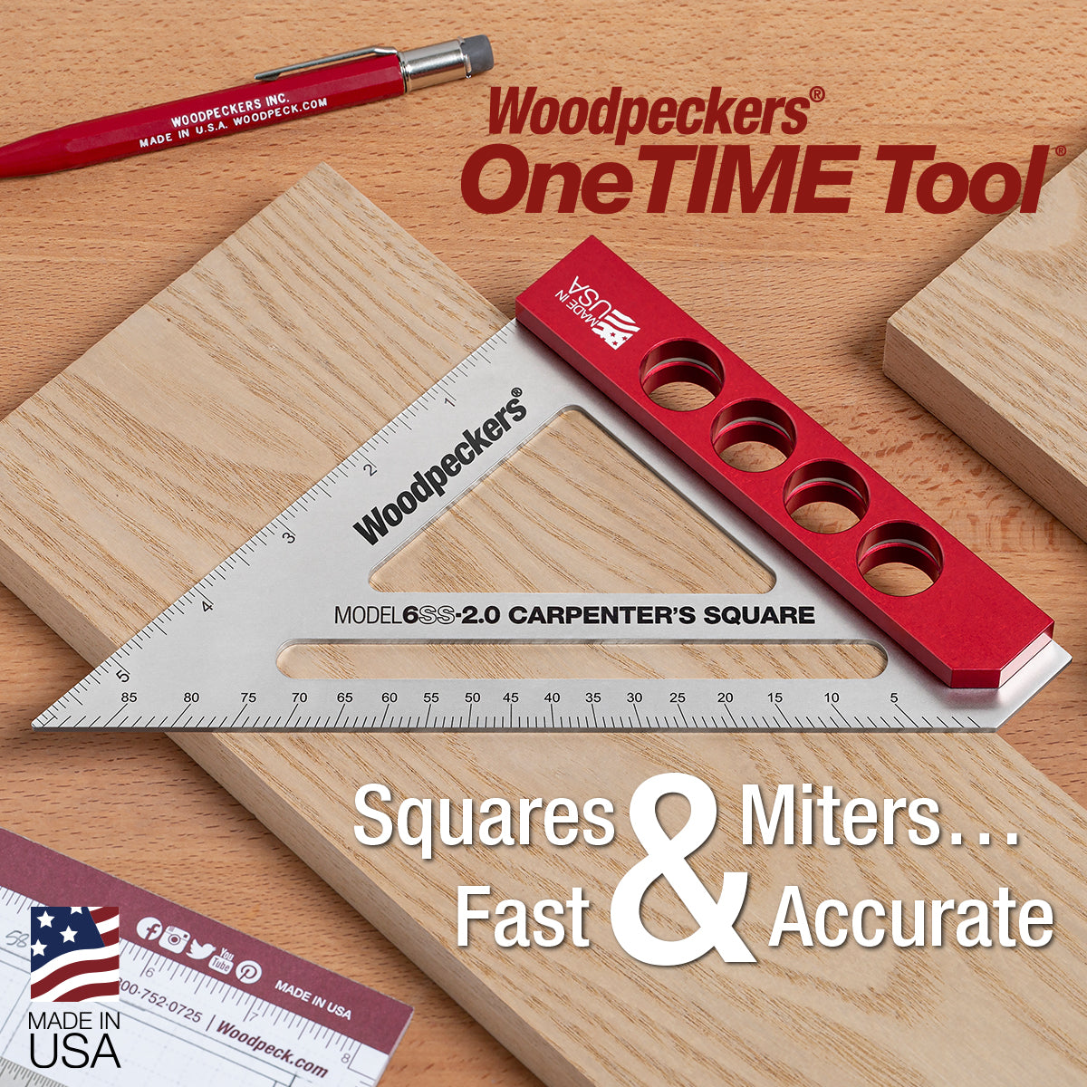 OneTime Tool - Model 6SS - 2.0 Carpenter's Square - Closeout