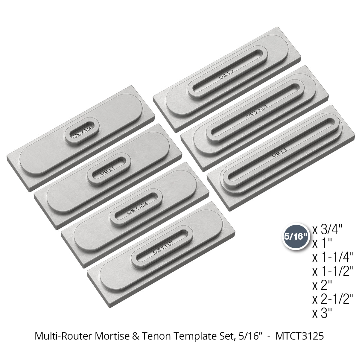 Multi-Router Mortise & Tenon Template Kits
