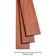 African Rosewood (Pau Rosa) 6.5 Board Foot Project Lumber Packs