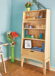 Woodsmith Slant-Front Bookcase Plan