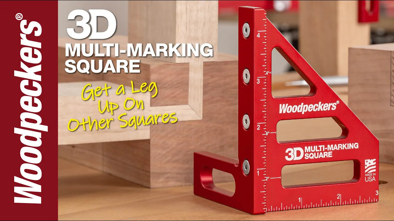 Load video: Woodpeckers 3D Multi-Marking Square Video