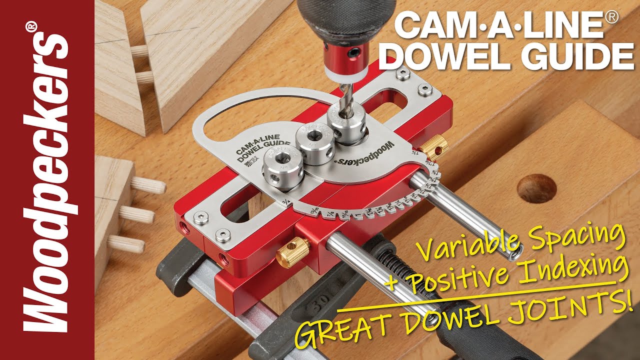 Load video: Cam-A-Line Dowel Guide