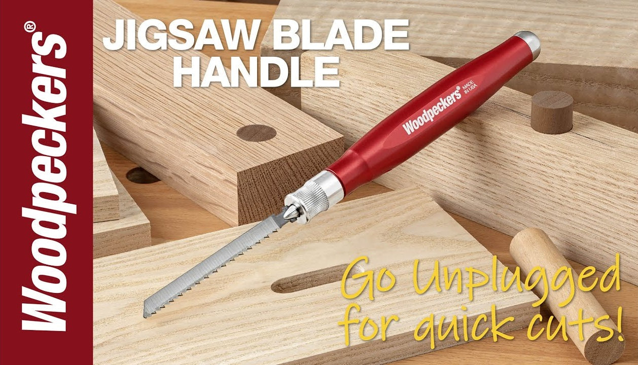 Load video: Jigsaw Blade Handle - Closeout