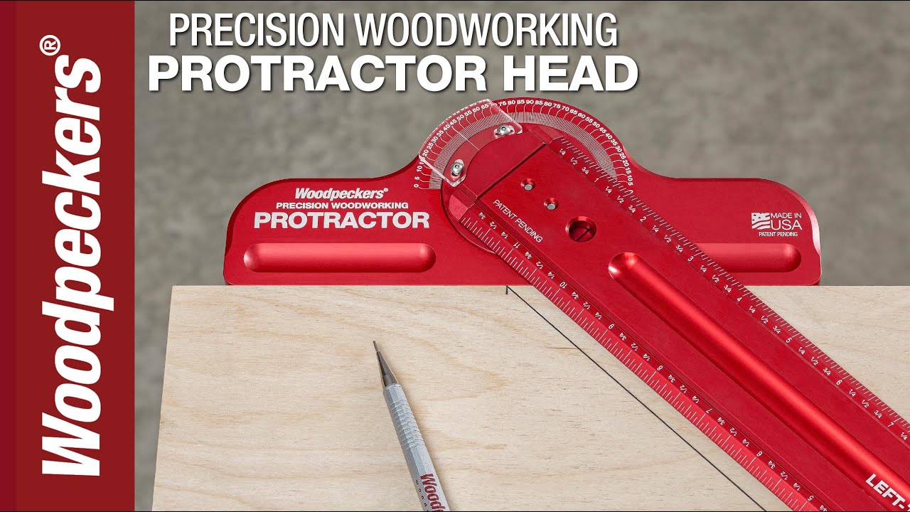 Load video: Precision Woodworking Protractor Add-On