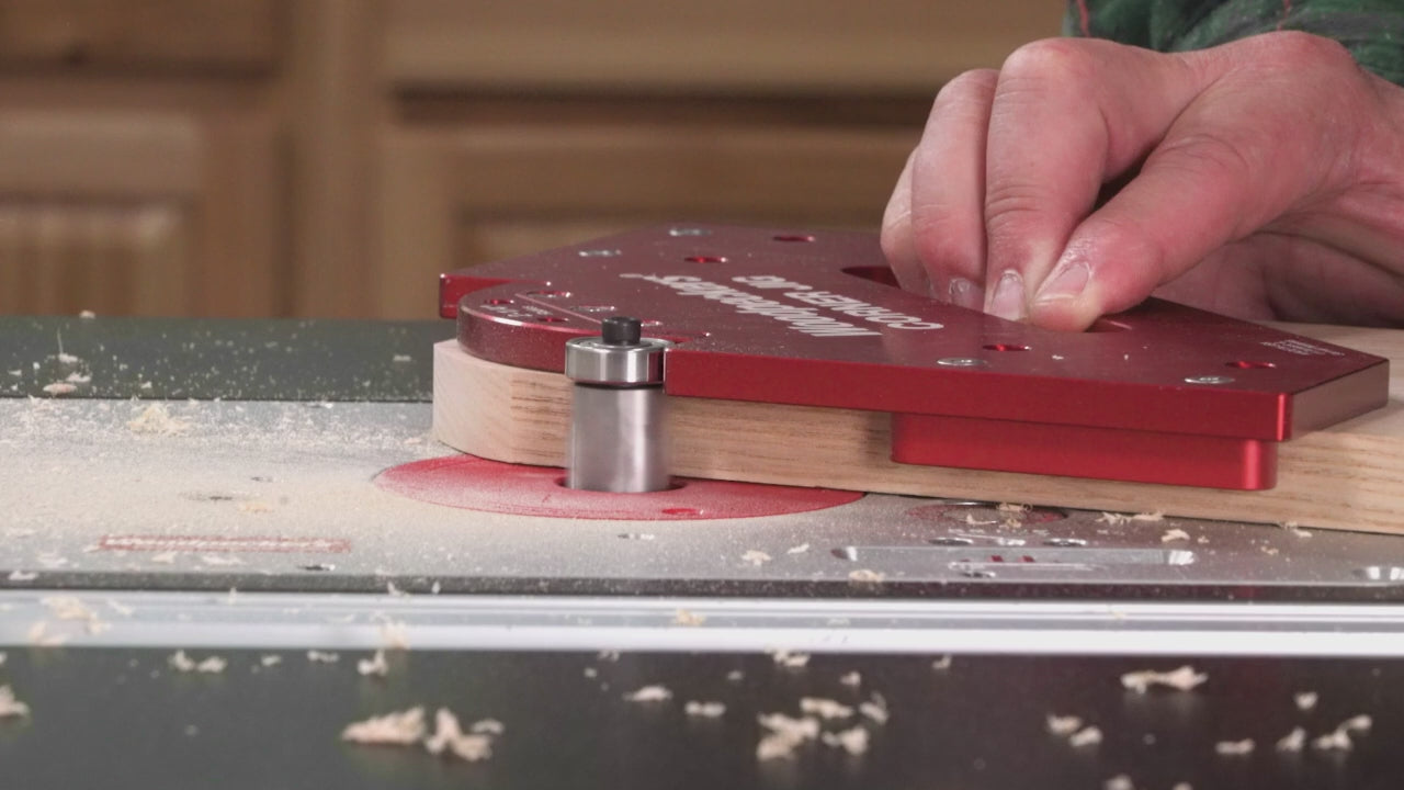 Load video: Corner Jig for Radius &amp; Chamfer Cuts