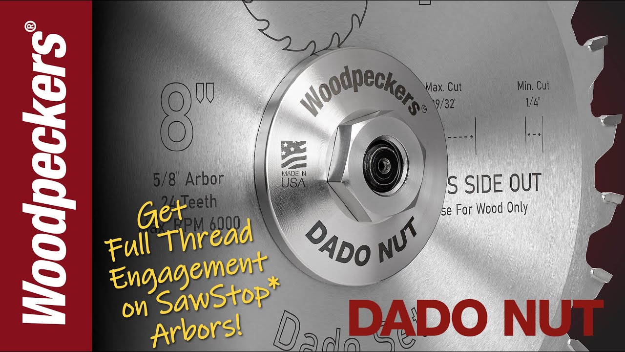 Load video: Woodpeckers Dado Nut Video