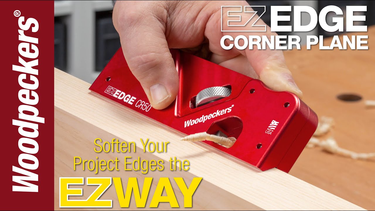 Load video: woodpeckers ez-edge chamfer block plane video