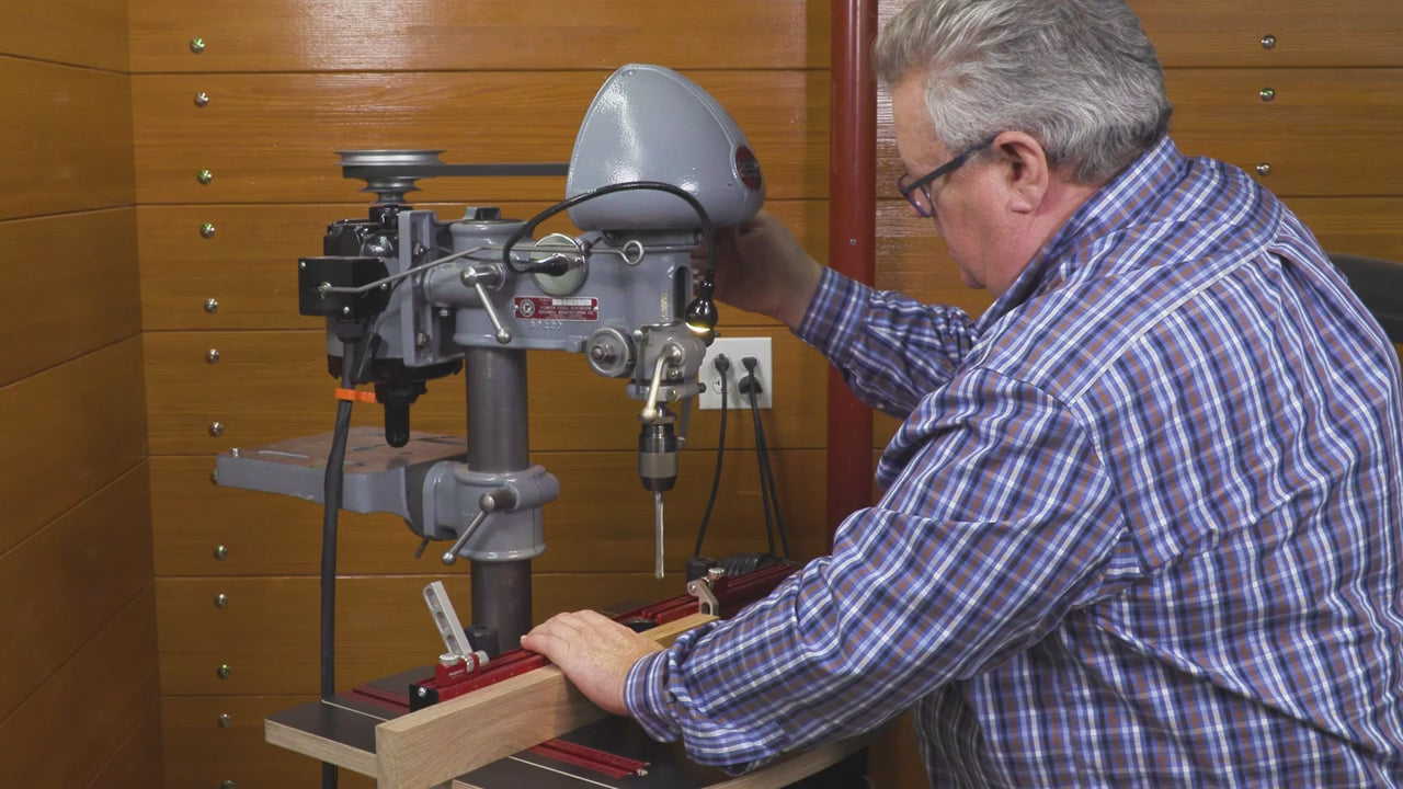 DUAX Angle Drill Press Table Accessory | Angle Drill Guide