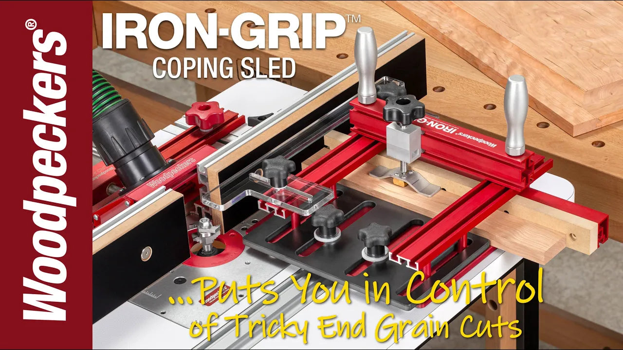 Load video: Woodpeckers Iron Grip Coping Sled Video