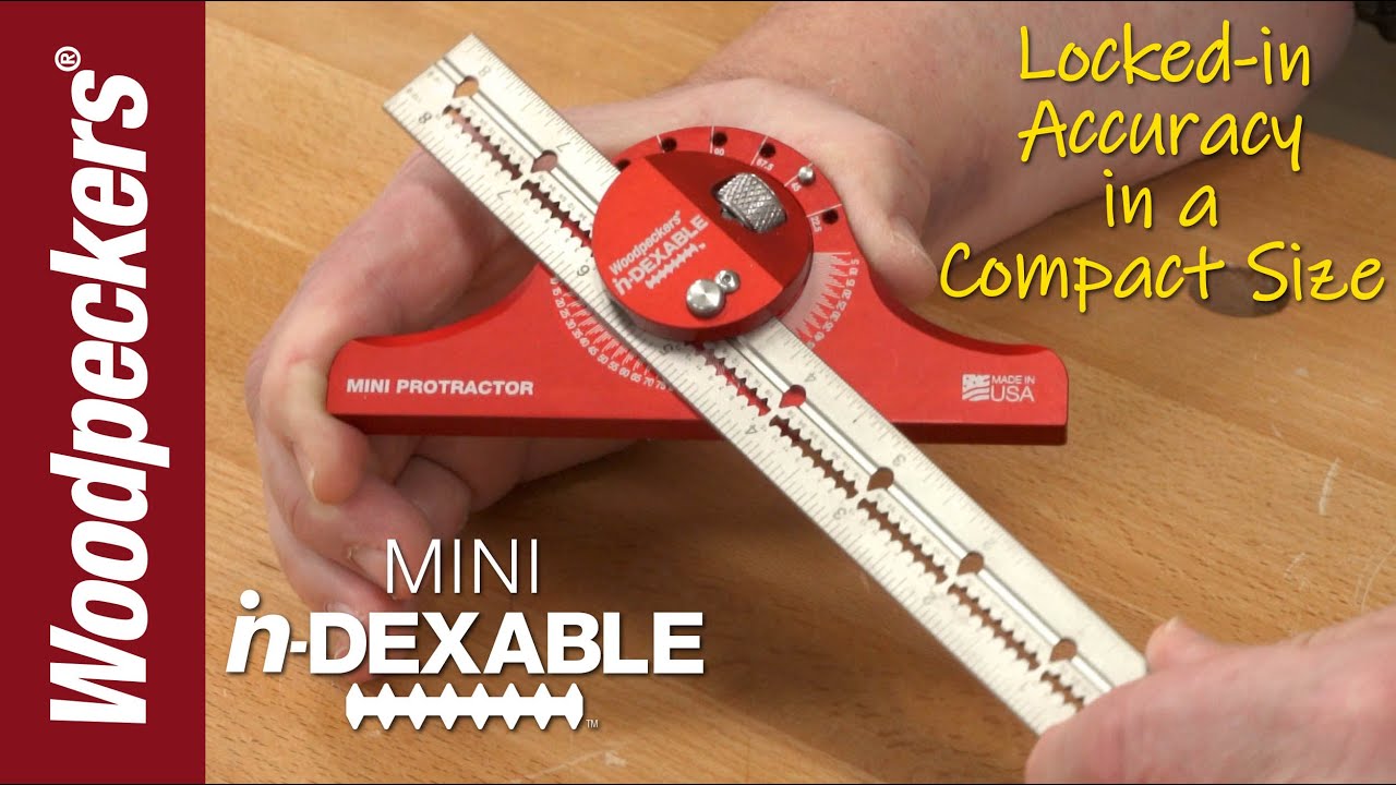 Load video: Woodpeckers Mini inDEXABLE Square System Video