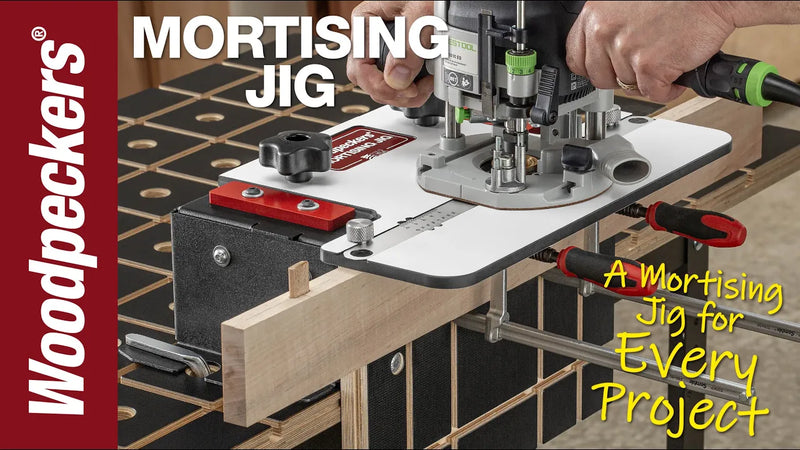woodpeckers mortising jig video
