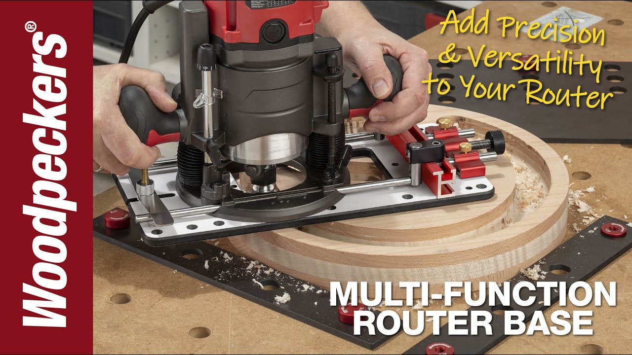 Woodpeckers Multi-Function Router Base for Arcs, Circles & More
