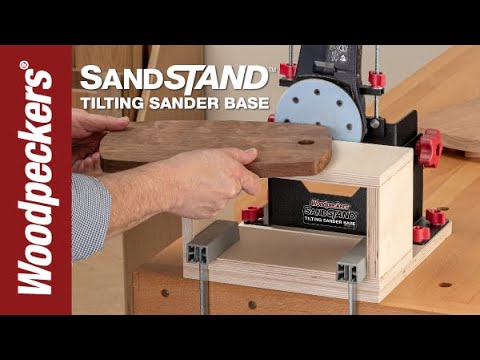 Load video: SandStand Tilting Sander Base