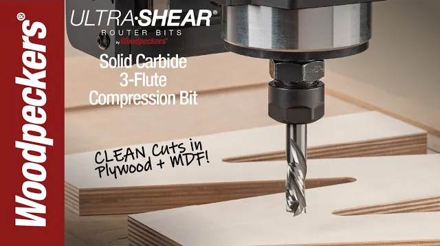 Ultra-Shear 3-Flute Solid Carbide Compression CNC Router Bit Video