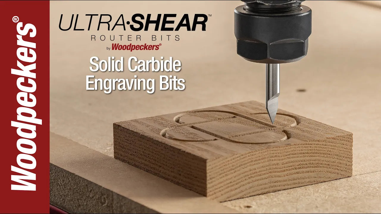 Load video: Ultra-Shear Engraving CNC Router Bits Video