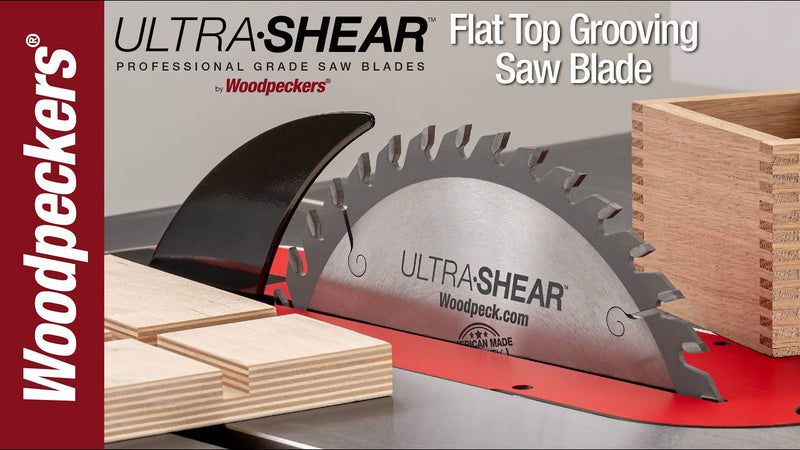 Ultra-Shear Flat Top Groover Saw Blades Video