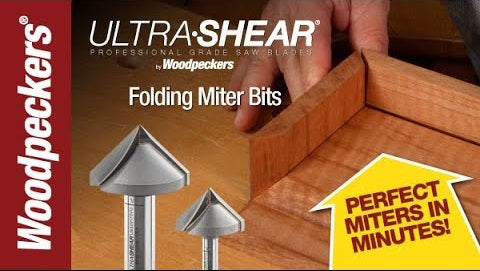 Ultra-Shear Folding Miter V-Groove Router Bit Video