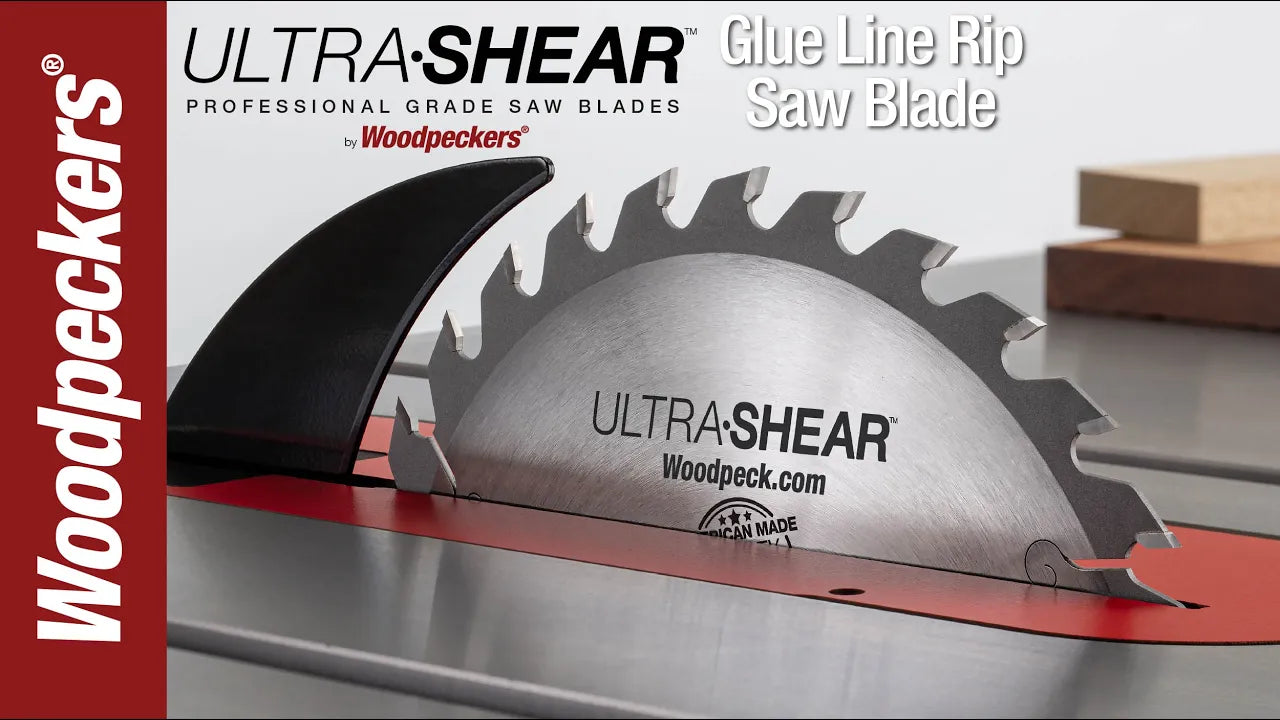 Load video: Ultra-Shear Glue Line Rip Saw Blade Video