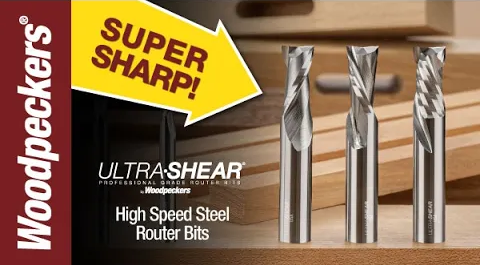 Load video: Ultra-Shear High Speed Steel Router Bits Video