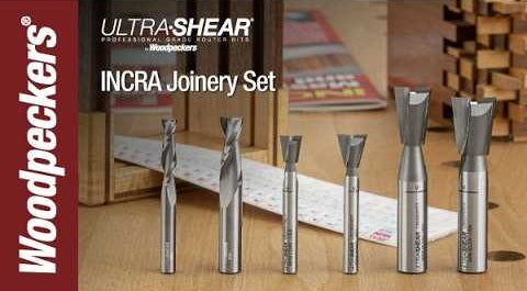 Load video: Ultra-Shear Joinery Router Bit Set for Incra LS System Video