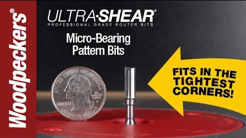 Ultra-Shear Micro Bearing Pattern Router Bits Video
