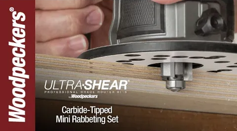 Ultra-Shear Mini Rabbeting Router Bits Video
