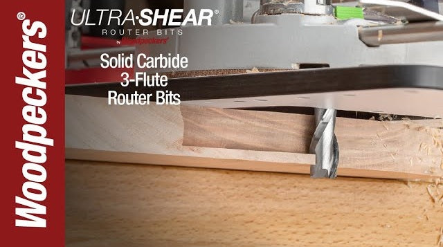Ultra-Shear Solid Carbide 1/2 Shank 3-Flute Spiral CNC Router Bits Video