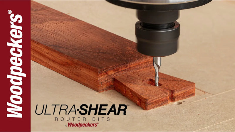Ultra-Shear Solid Carbide 1/4 Shank 2-Flute Reduced Diameter CNC Router Bit Video