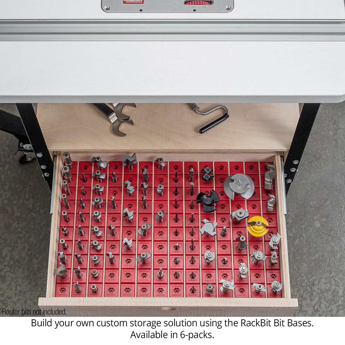 RackBit Router Bit Storage System