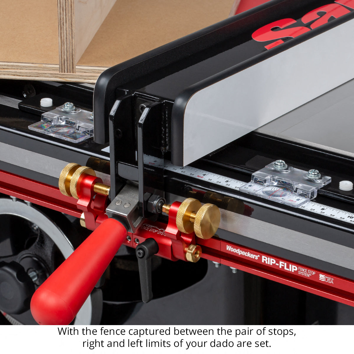 Rip-Flip Fence Stop System