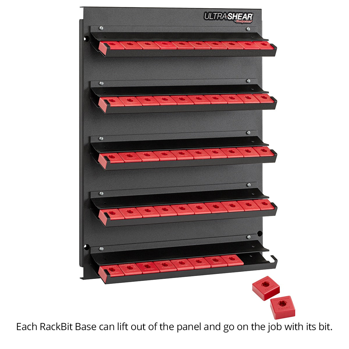 Router Bit Storage Panel