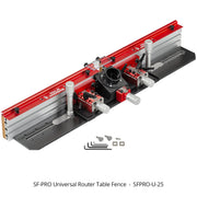 SF-PRO Universal Router Table Fence  - OPEN BOX