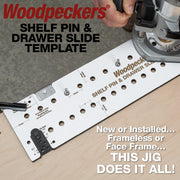 Shelf Pin and Drawer Slide Template