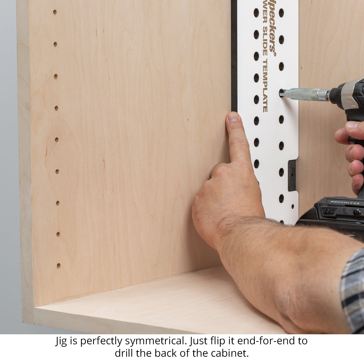 Shelf Pin and Drawer Slide Template