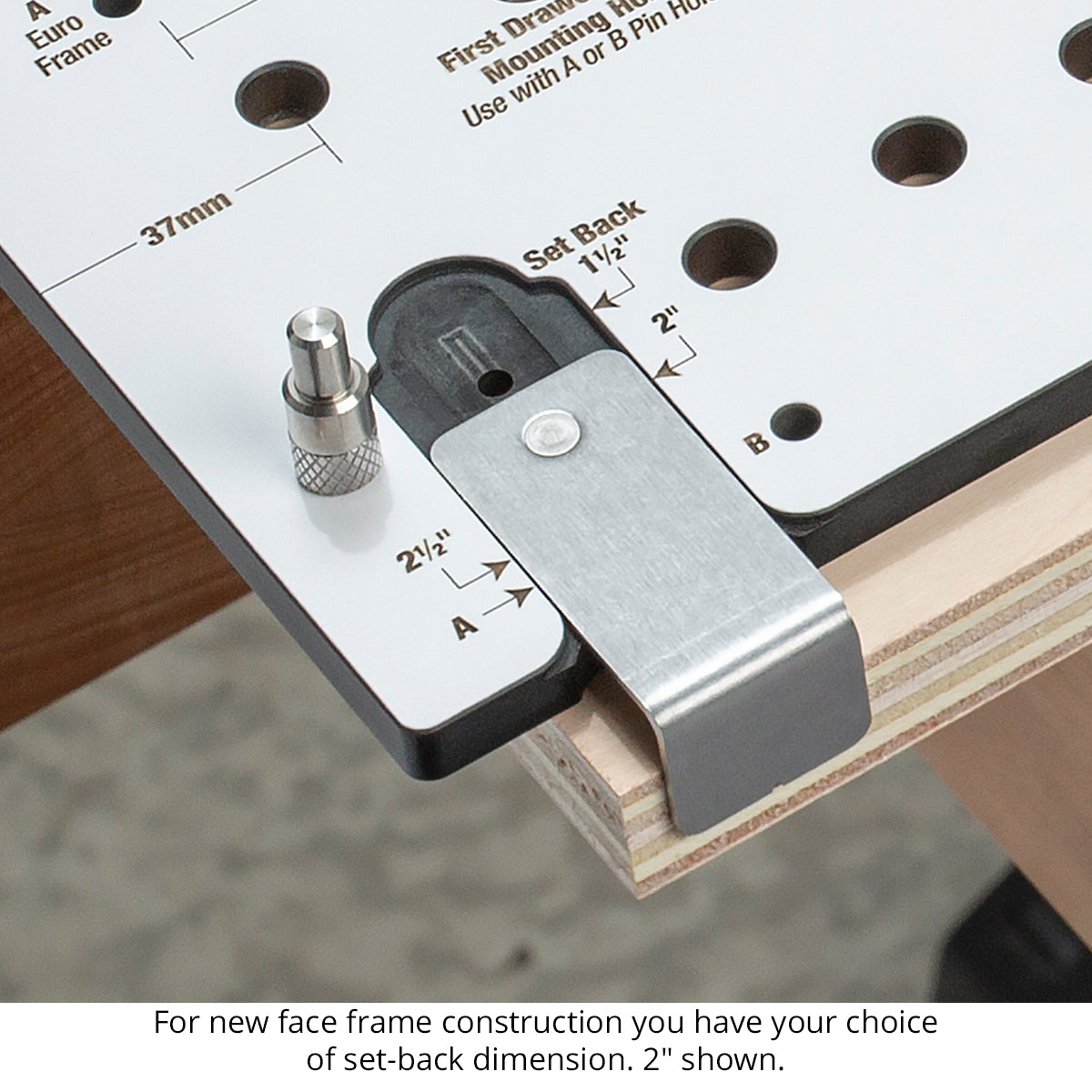 Shelf Pin and Drawer Slide Template