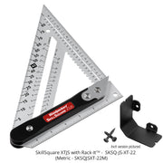 SkillSquare XT - Job Site - Phenolic Handle - Metric - Extended Scale - with Rack-it - CLOSEOUT