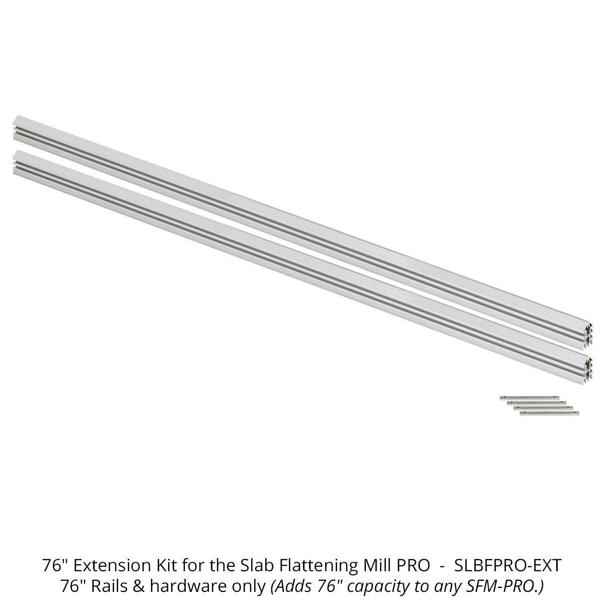 Slab Flattening Mills - Rail Extension Kits