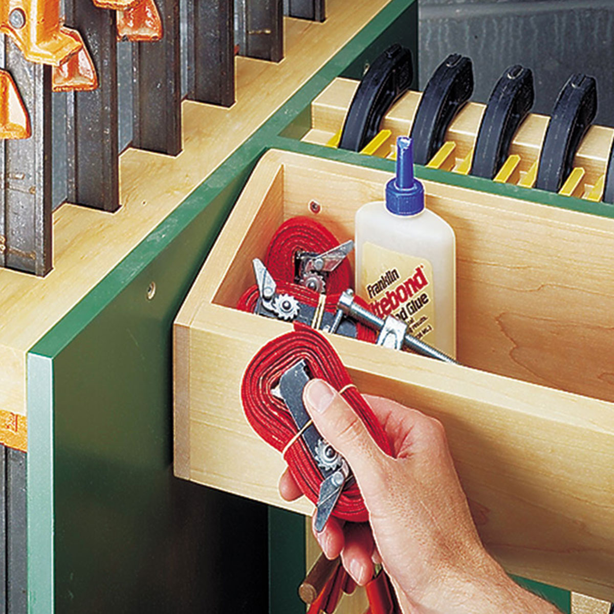 Woodsmith Roll-Around Clamp Cart Plan