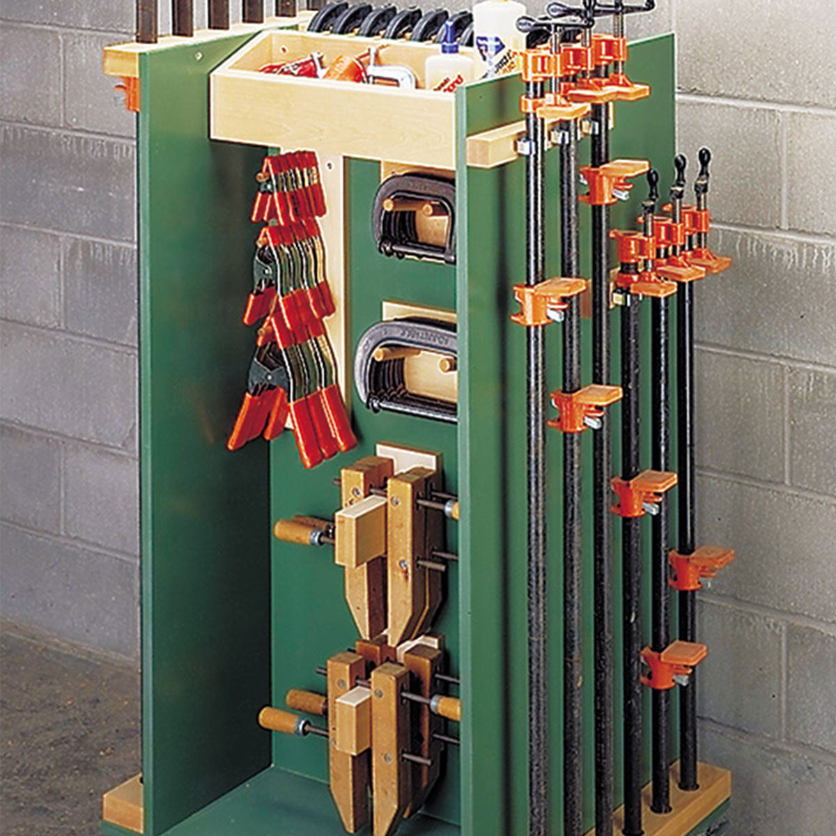 Woodsmith Roll-Around Clamp Cart Plan