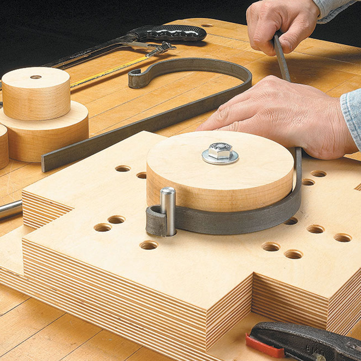 Woodsmith Scroll-Bending Jig Plans