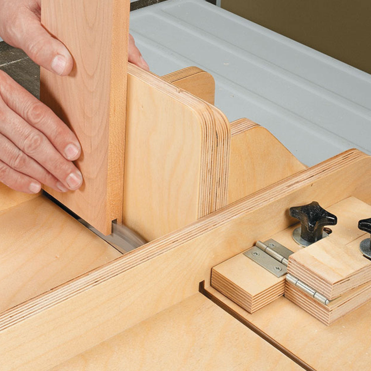 Woodsmith Locking Rabbet Jig Standard Plan & Premium Shop Drawings
