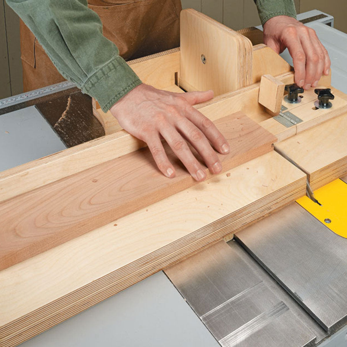 Woodsmith Locking Rabbet Jig Standard Plan & Premium Shop Drawings