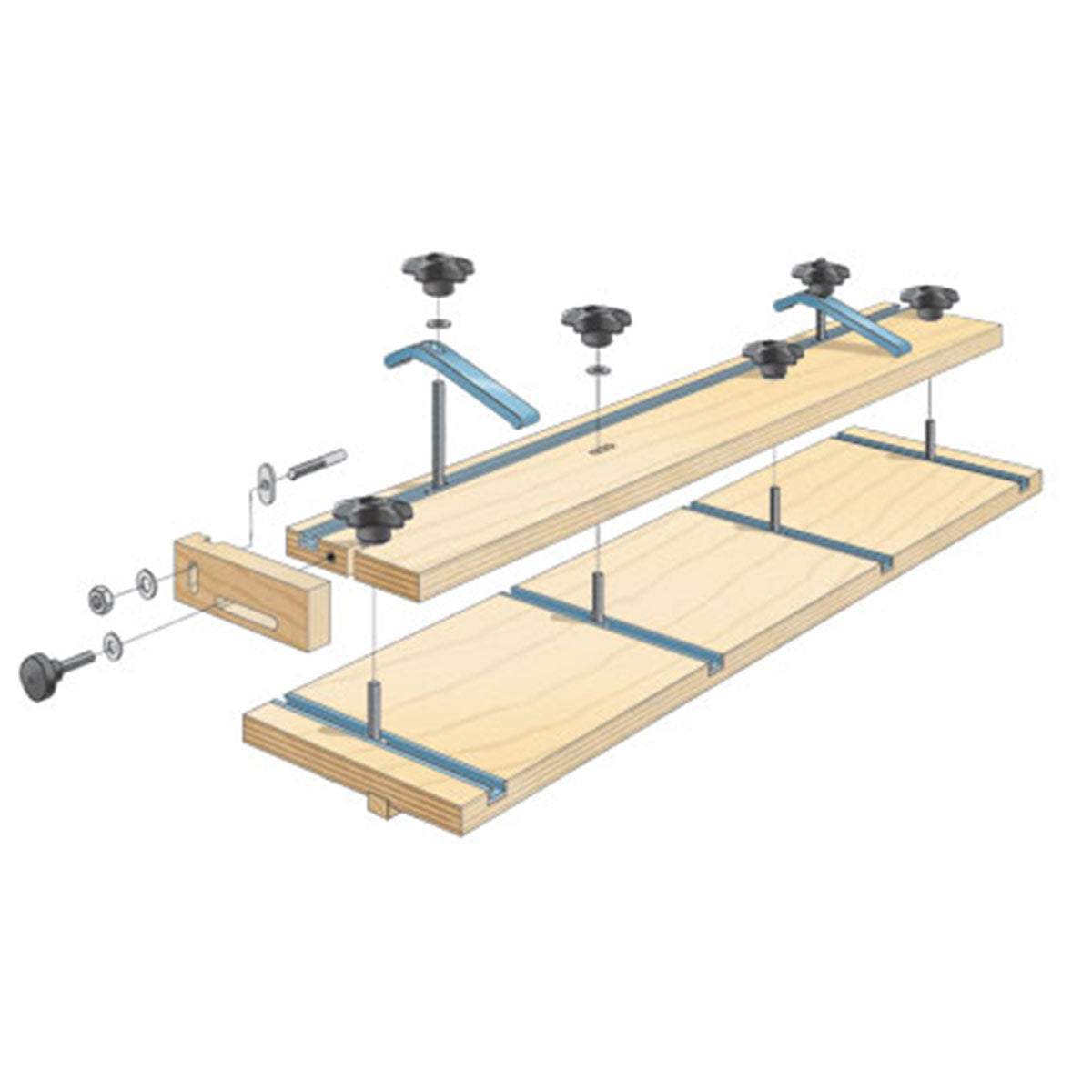 Woodsmith Taper Jig Standard Plan & Premium Shop Drawings