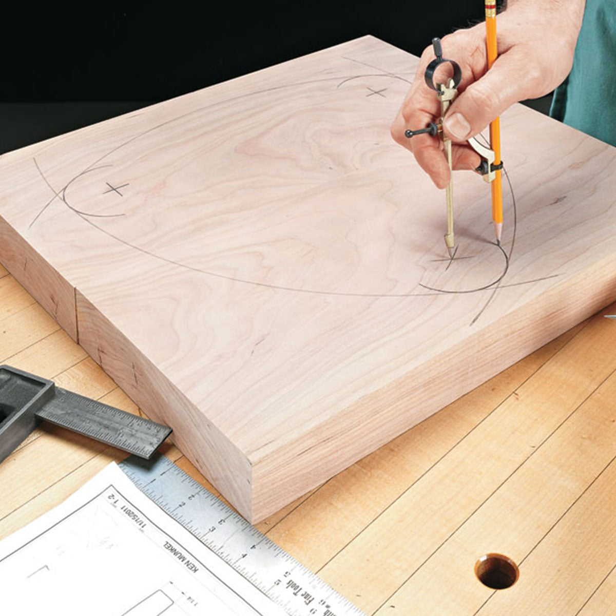 Woodsmith Handy Shop Stool Standard Plan & Premium Shop Drawings